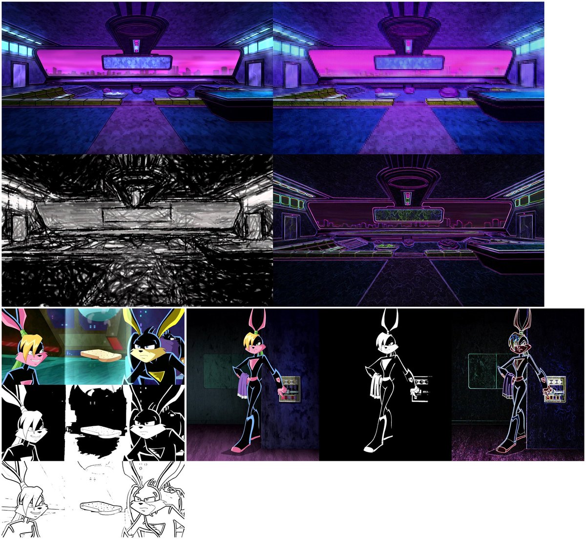 Dei_Spikelet_21's tweet image. #LoonaticsUnleashed #Loonatics_Unleashed #acebunny #ace_bunny #lexibunny #lexi_bunny #msoffice #microsoftoffice #microsoftpowerpoint

These examplers of screenshots were edited with help of... Microsoft Office 2010 PowerPoint.

I&apos;m seriously - without any AI art tools.