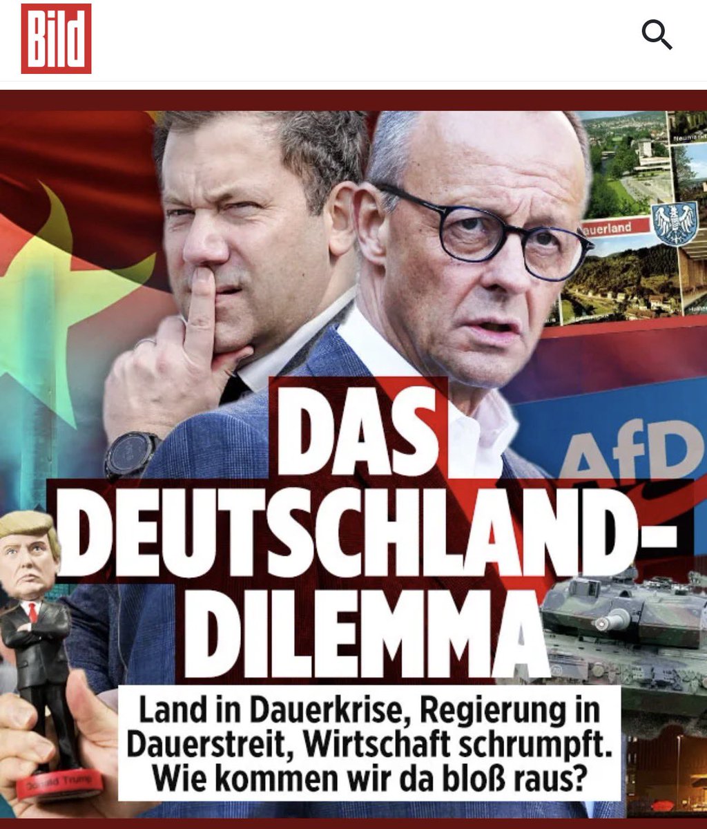 Wie kommen wir da bloß raus?

1.: SPD aus der Regierung werfen.☝️

Weitere Vorschläge?