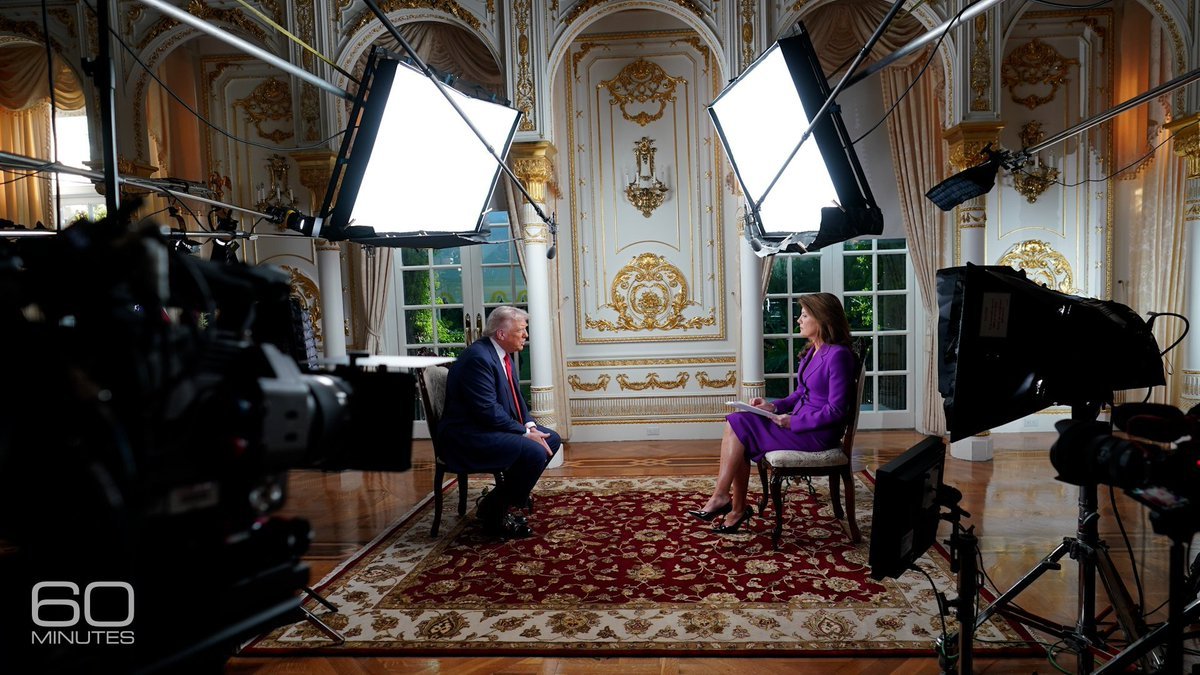 Today is another day of Mention Markets:

Trump is being interviewed on the 60 Minutes show by <a href="/NorahODonnell/">Norah O'Donnell 🇺🇸</a>  

Topics include:
> Xi Jinping
> Venezuela 
> Israel
> Government Shutdown
> Immigration and the National Guard

Here's what positions I am taking:

➜ Landslide | NO