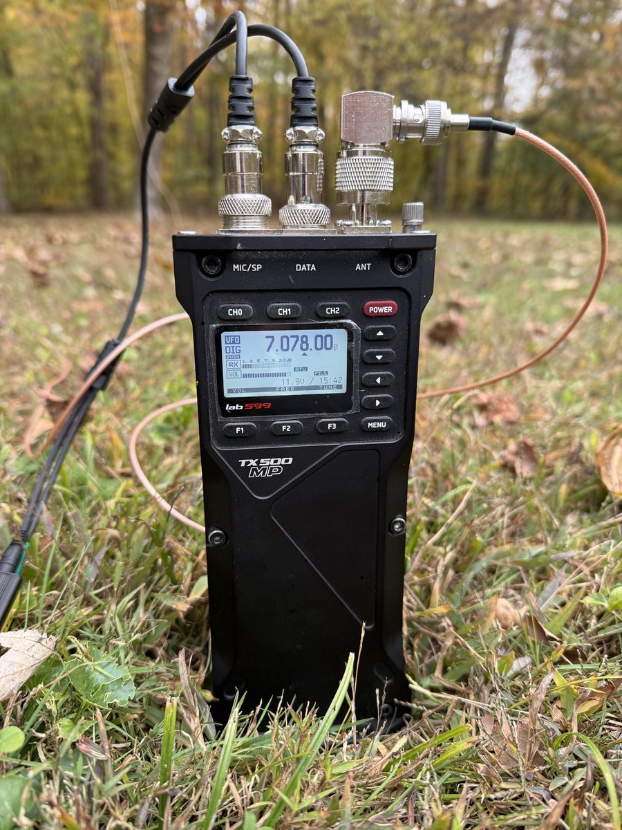 The #TX500MP is the honey badger of HF radio. Drizzle? It don’t care.