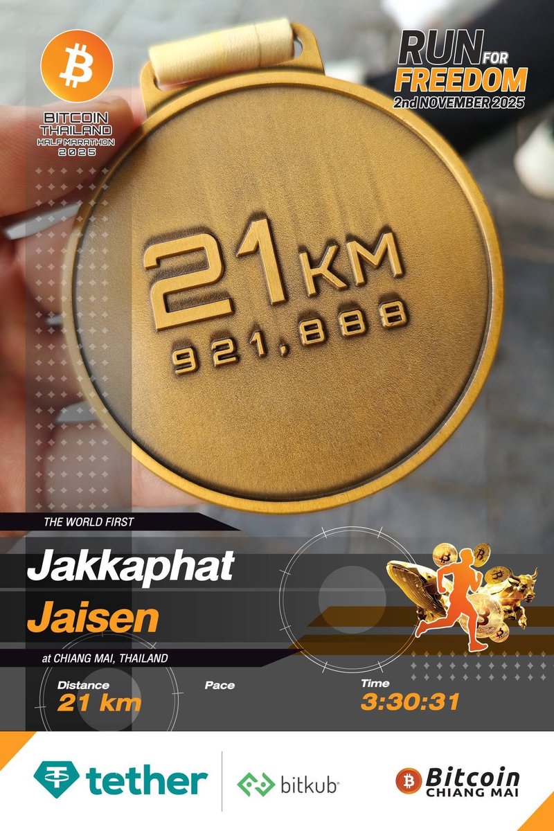 Three thousand people took part in the Bitcoin Half Marathon today. Today  represents a major step forward for Bitcoin education.