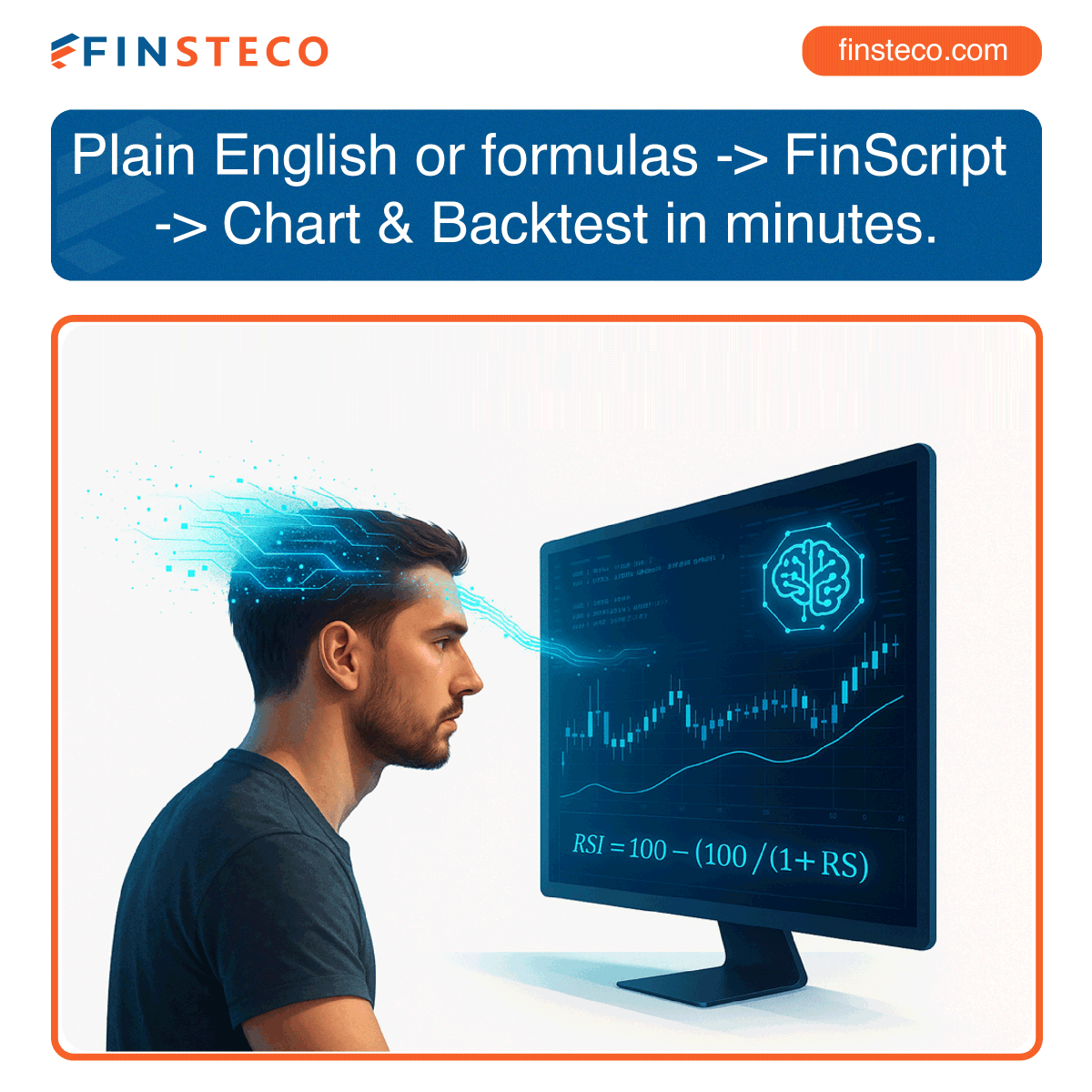 finsystemsltd's tweet photo. Already have the math? Looking for a dev? No more indicator coding. ⚡

FinGPT turns plain English or formulas into working FinScript—add to a chart and test in the same session. Describe the signal; get a runnable indicator/strategy. 📈

 Build today, not next month. 🧠

🔗 https://t.co/aNKvPoUXf8 

 #FinStudio #FinGPT #FinScript #AlgoTrading