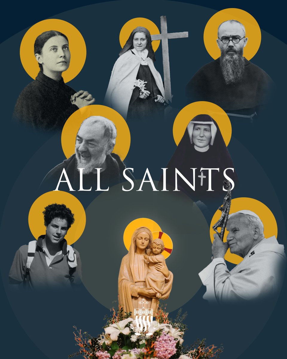 On this feast, we remember those who have gone before us marked with the sign of faith: family, friends, people we knew and loved, people we never knew.
 
Father, thank You for the saints who surround us in faith. May they inspire us, guide us and draw us closer to Christ. Amen.