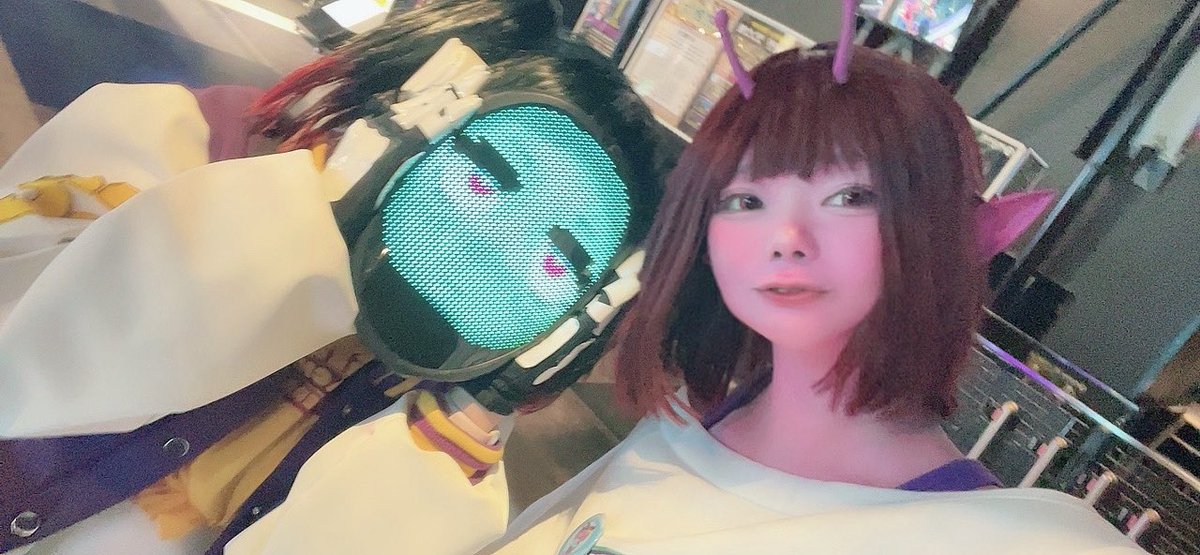 cos ⚠︎ コスプレ ミルサブのギャル2人 マキナ ゆーや チハル モブ