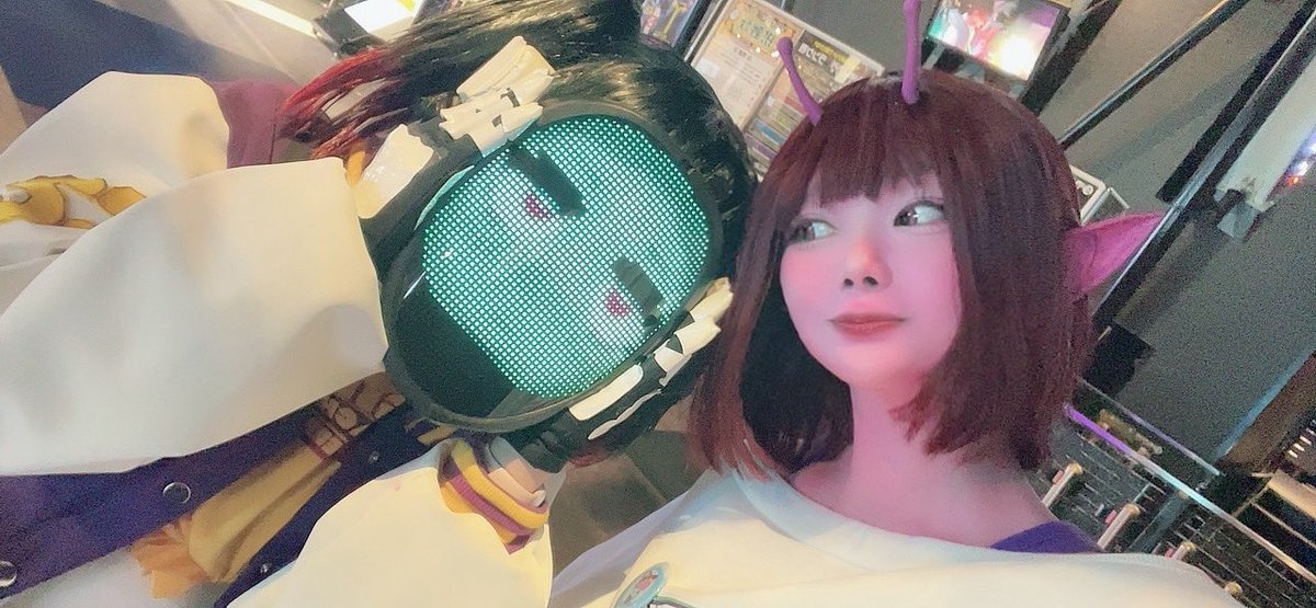 cos ⚠︎ コスプレ ミルサブのギャル2人 マキナ ゆーや チハル モブ