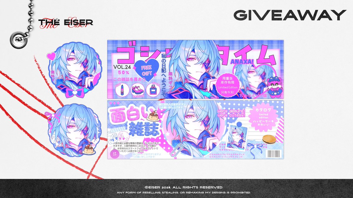 e354429w's tweet photo. GIVEAWAY TIME!

Halo semuanya. Saya ada free 2 layout Anaxa yang udah dijajanin sama kak @0Chalorie
Rulesnya:
– Like &amp; RT.
– No GA Hunter.
– Doain yang baik untuk kakaknya dan untuk kita semua.
– Komen mau layout A atau B.
– Pemenang wajib shout out👍🏻
END BESOK JAM 10.
#zonauang https://t.co/zcA5sYw0fv