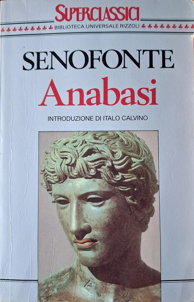 filossero's tweet photo. Una  pellicola cult e un classico che hanno qualcosa in comune. Mi sono  divertito a scoprire di che si tratta, riguardando il film e riprendendo  in mano una vecchia edizione dell'Anabasi, la cui traduzione è meno  ostica di quanto pensassi. https://t.co/h30tQ8b55R