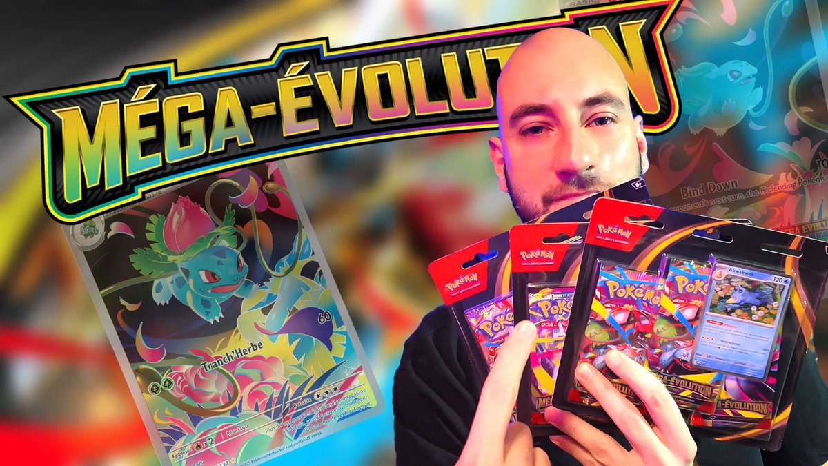 Salut les Dresseurs  Dresseuses  ! 
Aujourd’hui, on se retrouve pour une ouverture méga explosive ! 🔥
youtube.com/watch?v=o3nUeV…
#PokemonTCG  #megaevolution #tripack