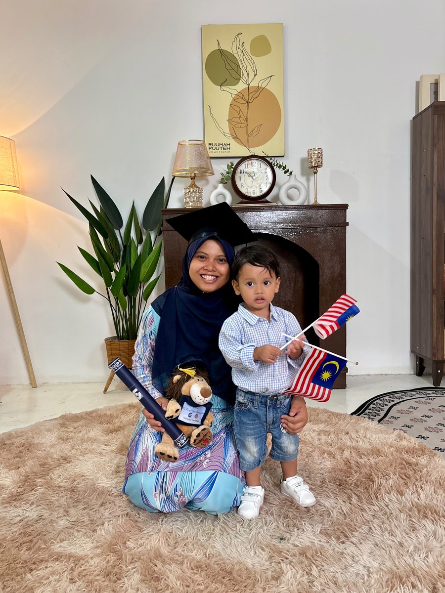 From interview to posting to graduation, every step was written w your name.

Thank you, Lutfy. Mama’s success will always be your rezeki ❤️