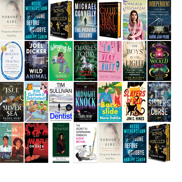 This week the Newbury Town Library has 208 new books.  New items include Nobody's Girl, Gone Before Goodbye, Bonds of Hercules, The Proving Ground, Brimstone, The Things Gods Break, King Sorrow, Finding My Way, Blind Date with a Werewolf, and Future Boy. wowbrary.org/nu.aspx?p=1684…