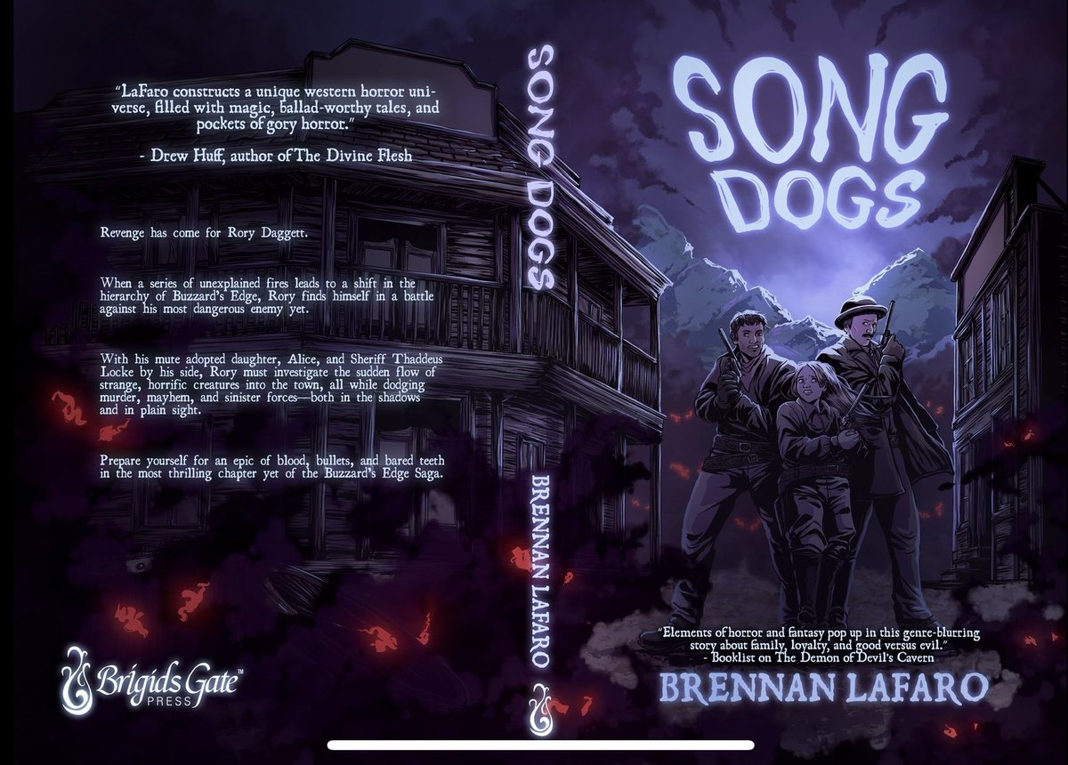 One month from day, SONG DOGS hits shelves. 

In their biggest, most expansive adventure yet, Rory and Alice must fight loss, monsters, and their most dastardly demon yet—local politics. 

Come on down to Buzzard’s Edge. We’ll save a seat for you.