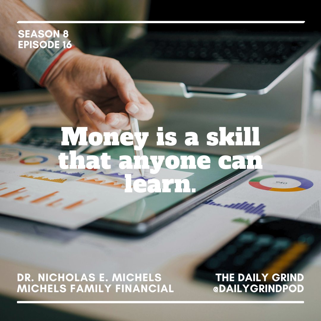Here’s some motivation for your Wednesday 🙌

“Money is a skill that anyone can learn.”

👏 Great quote shared by this week's special guest!

☕️ Our episode with Dr. Nicholas E. Michels releases Thursday! Link in bio.📲

#dailygrind #advice #quotes #quotesoftheday