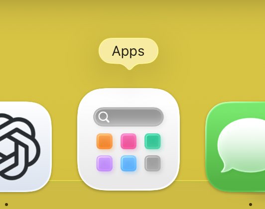 MacOS launch pad was way superior than the current “apps”. Not sure who thought that the current layout is an upgrade.