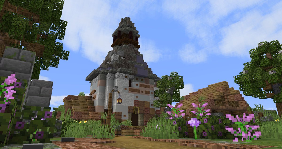 a hermitage, where, likely, a monk resides with their family. as the wind blows past, a chime can be heard — it seems a visitor has arrived.

built on <a href="/ShapeStudioMC/">ShapeStudio</a> 

#minecraft  #minecraft建築コミュ