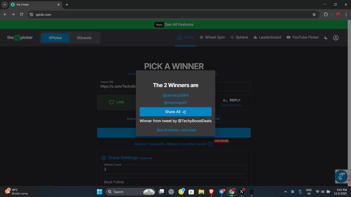 TechyBoostDeals's tweet image. 👇Sponsored by @doctorbejoy 💥

🎉 The Giveaway Winners Are Here! 🎉

Congratulations to
🏆 @iamsky2684
🏆 @maniraju07

Winners, please DM me to claim your prize! 🎁

Huge thanks to everyone who participated — more exciting giveaways coming soon! 🚀

#GiveawayWinners…