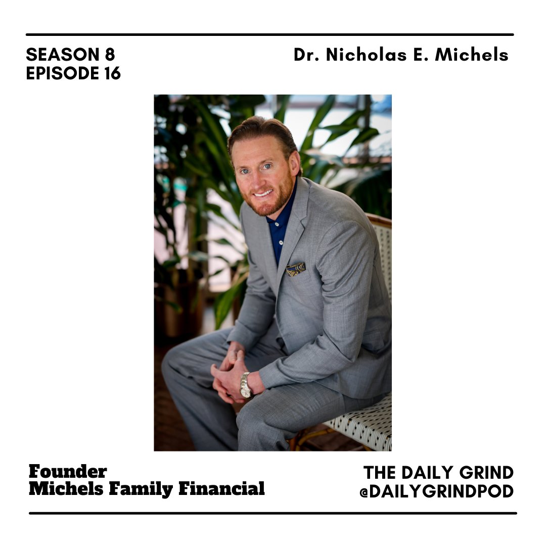 ”Money is a skill that anyone can learn” on the Daily Grind☕️. This episode features <a href="/kellyfastruns/">Kelly Johnson 🏃‍♀️</a> and special guest Dr. Nicholas E. Michels, founder of Michels Family Financial.

📲 Tune in for today's episode in our bio!

#dailygrind #podcast #advice #motivation #storytime