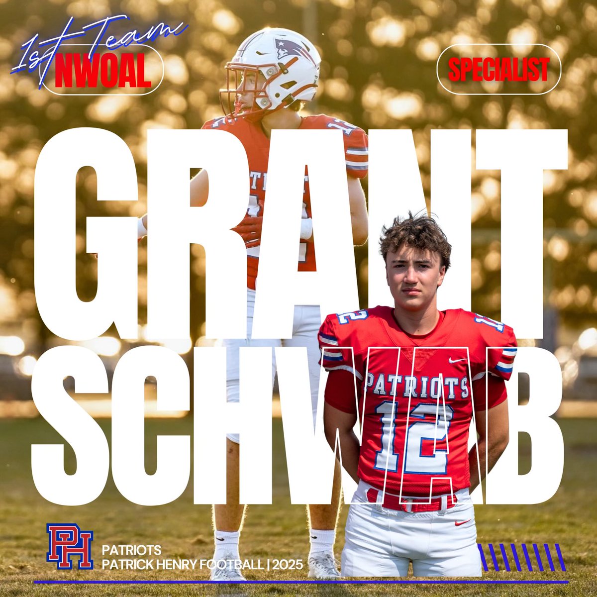 Patrick Henry Patriot Football tweet media