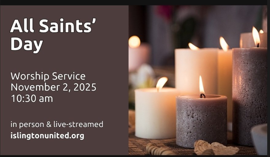 Join us this Sunday at 10:30am, in-person or online.

Rev. Maya Landell will be leading.