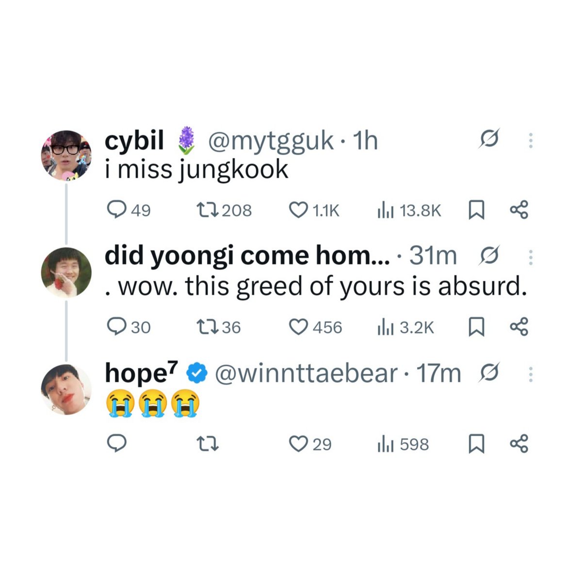 thestarboyjk's tweet image. NEVER LEAVING ARMYTWT