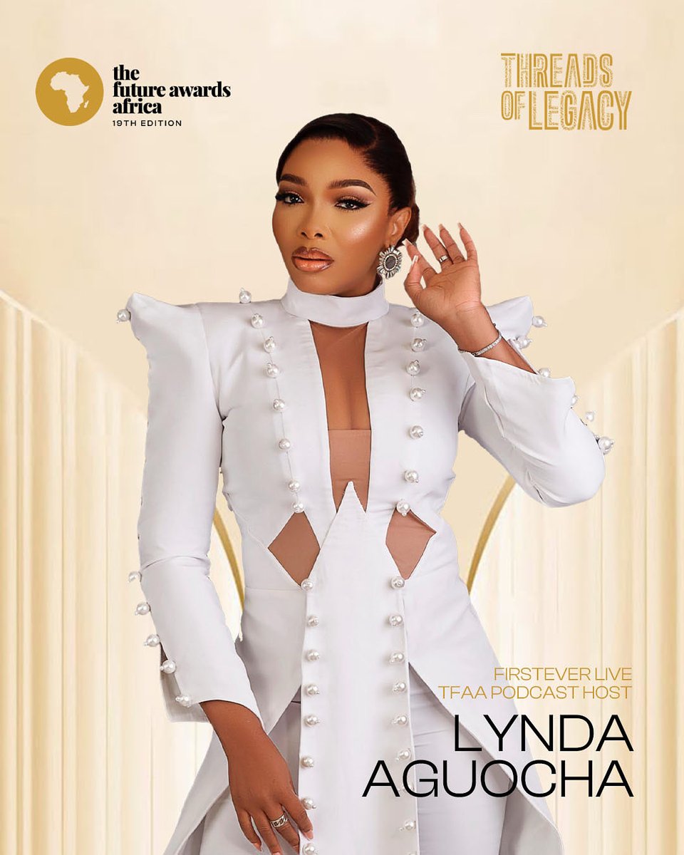 TFAAfrica's tweet image. Not your regular red carpet. 
#TFAA19 introduces a Live Podcast hosted by Lynda Aguocha (@livewithlynda) — brand strategist &amp;amp; host of @creativiteapodcast.
Raw stories. Real legacy.
#ThreadsOfLegacy #TheFutureAwardsAfrica