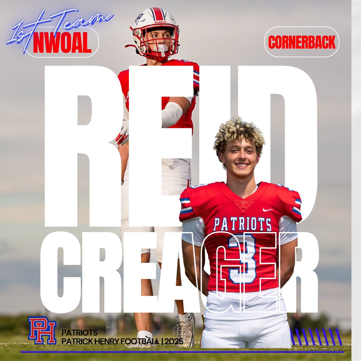 Patrick Henry Patriot Football tweet media