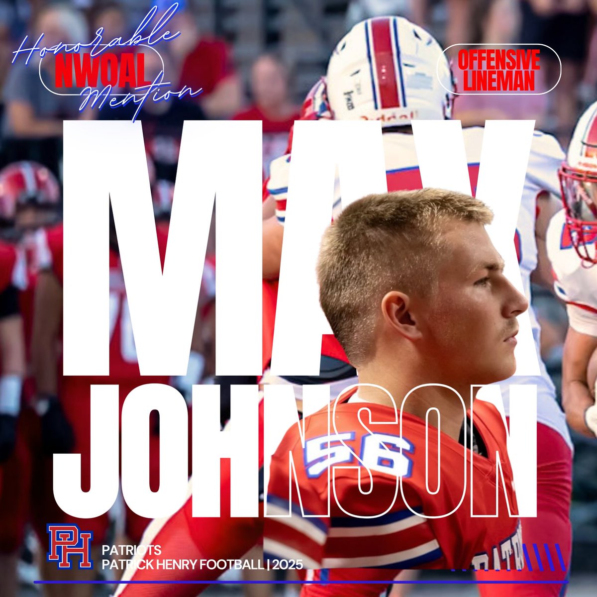 Patrick Henry Patriot Football tweet media