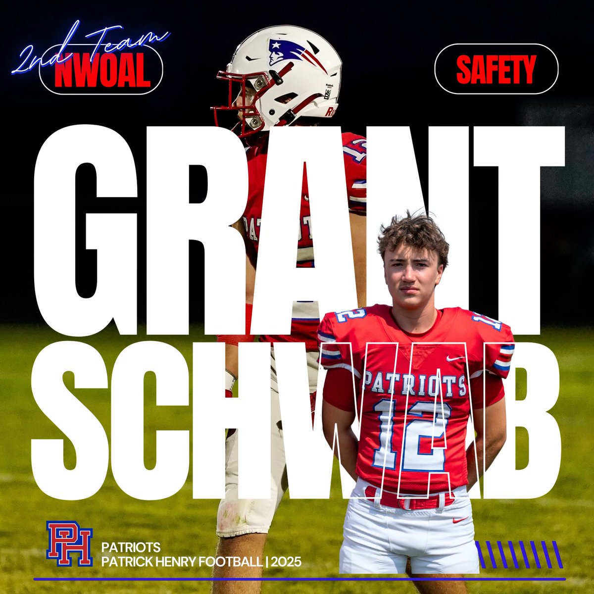 Patrick Henry Patriot Football tweet media