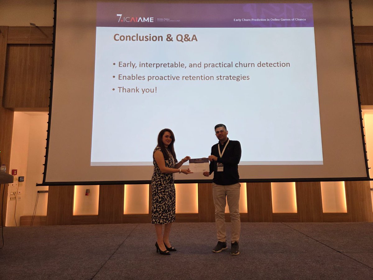 icaiame's tweet photo. Mühendislikte Yapay Zeka ve Uygulamalı Matematik Uluslararası Konferansımız 3. Gün bildiri sunumları ile devam etmektedir. #icaiame https://t.co/W4ta9ULOJE