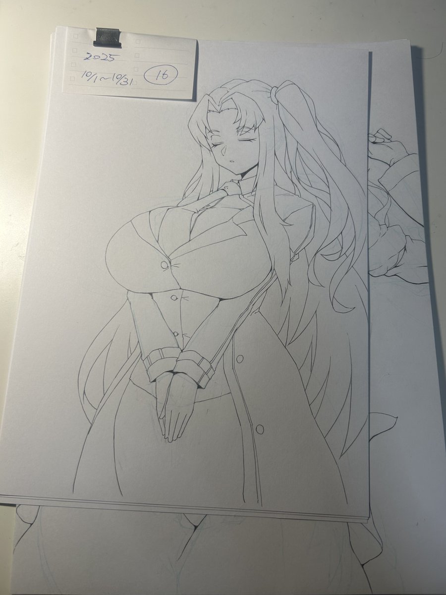 2025年　落書き集計 10月分
16枚でした