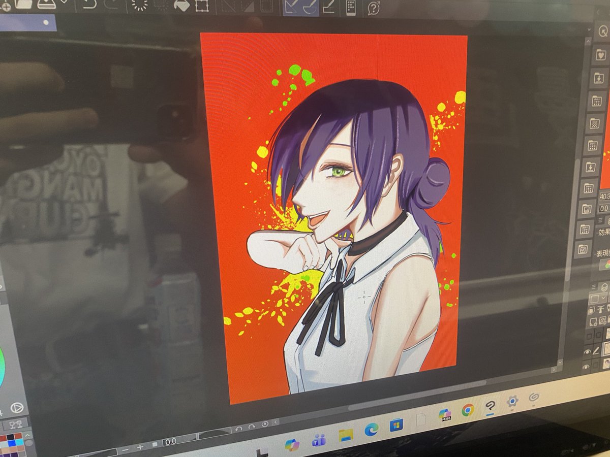 toyo_u_manken's tweet image. ライブペイント終盤です！！
明日も10時から部員によるライブペイントを開催しますので、ぜひご覧ください！！