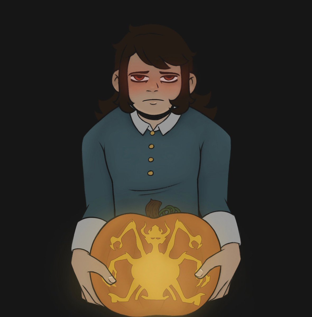 Little demon boy is going to continue celebrating Halloween candy AND your allowed to terrorize people? His favorite holiday 
#tcest for filter #hauntedhotel #Abaddon