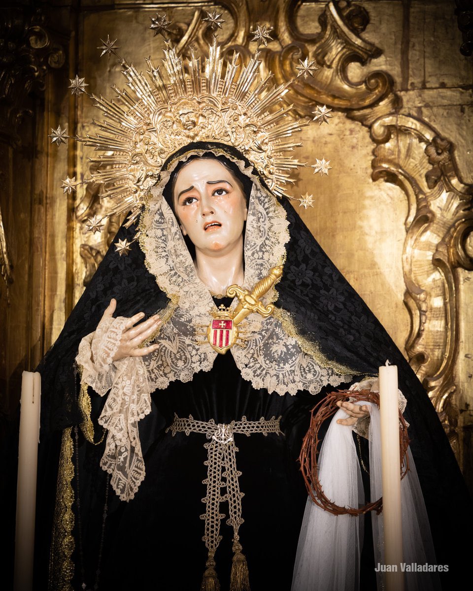 info_cofrade's tweet image. ⚫️ Nuestra Señora de Dolores y Misericordia de la Hermandad de Jesús Despojado de luto por el mes de noviembre. #JesúsDespojado #DoloresyMisericordia #DeMolviedro 
📸: @Jesus_Despojado / Juan Valladares