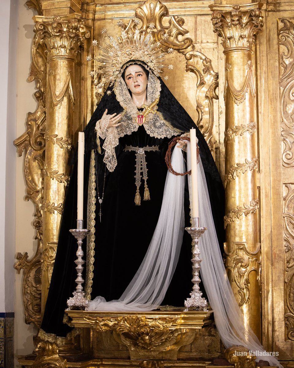 info_cofrade's tweet image. ⚫️ Nuestra Señora de Dolores y Misericordia de la Hermandad de Jesús Despojado de luto por el mes de noviembre. #JesúsDespojado #DoloresyMisericordia #DeMolviedro 
📸: @Jesus_Despojado / Juan Valladares