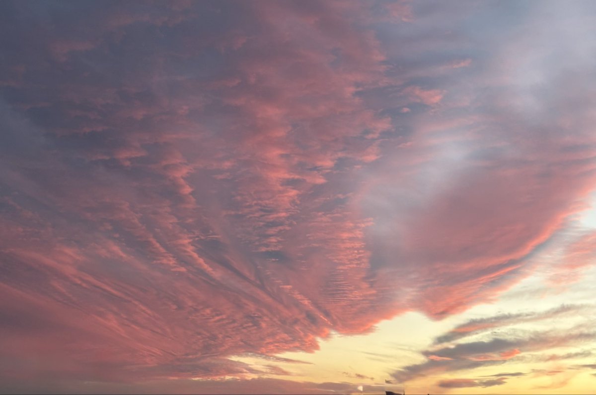 空がすごい綺麗