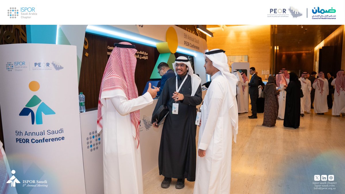 sa_ispor's tweet photo. We are honored to open The 5th Annual Saudi Pharmacoeconomics and Outcomes Research Conference, welcoming distinguished leaders, experts, and innovators committed to shaping the future of health economics and outcomes research in Saudi Arabia.

Today marks the beginning of impactful discussions, knowledge exchange, and collaboration aligned with Vision 2030.

📅 2 November 2025 | 9:00 AM
📍 Hiwar Hall – King Abdulaziz Center for Cultural Communication – Riyadh

Join us throughout the day: https://t.co/paxBfu373X
#ISPOR_Saudi25 #PEOR25