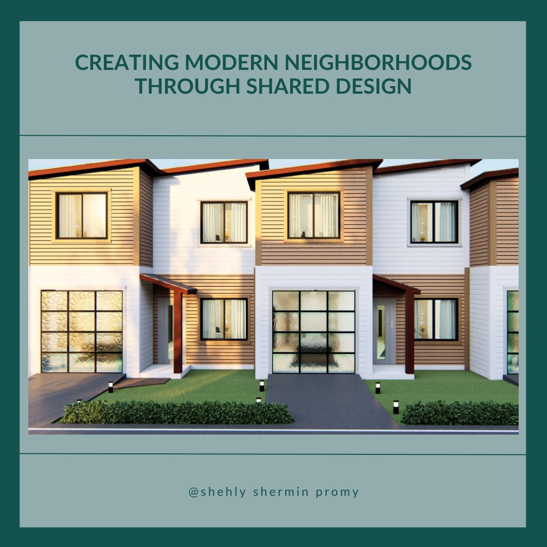 design_studio11's tweet photo. 🏘️ Cluster House — where privacy meets community.
Four independent homes form a shared neighborhood, balancing individuality & connection through thoughtful design.
✨ Architecture that inspires modern, sustainable living.
#Architecture #UrbanDesign #Studio11Design https://t.co/PlzzcODpTe