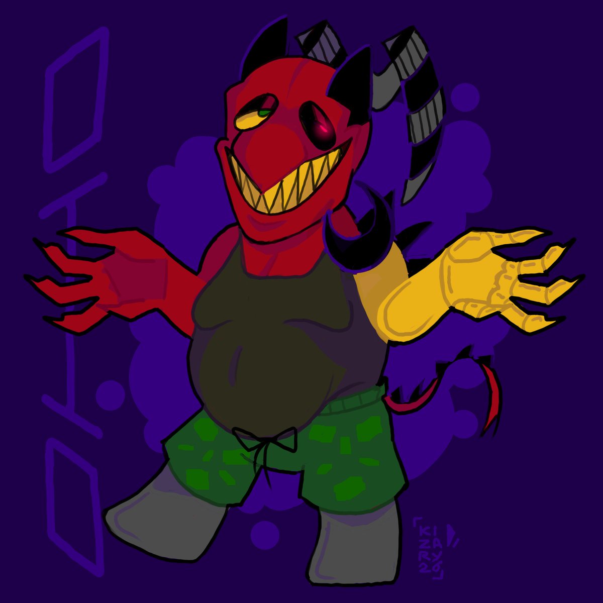 Kizary26's tweet image. Villain @PonyD80 
#Redesign #Fanart #Gifart