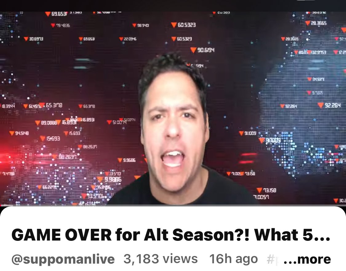 DaneLincon's tweet photo. ‼️Live Video Update Watch This‼️

6 Reasons Why SUPPO is The Undisputed🤴KING🤴Of Alpha Calls!

Ain’t No One Better At Finding:

1. Very LOW market cap coins

2. Extremely High QUALITY coins 

3. Best Ever crypto GEMS on   YouTube

4. Crypto currencies across all of the main NARRATIVES

5. Strong coin Ideas through THREE…YES THREE BULL markets !

9. Gems in almost NINE years of his experience in crypto commentary 

He’s the GOAT, He’s the GUY, He’s Really the ONLY freaking ONE, He’s OUR SUPPOMAN!!!!

❣️‼️Our Belief Community is Staying Strong, Staying The Course‼️❣️💪🏼🙏🏼💰💎👑🚀

@SuppomanCoinSol #SuppomanCoinSol #SuppomanCoinCommunity 
#StayingStrong #StayingTheCourse
#SuppomanLive 

https://t.co/jXLKk3KUi9