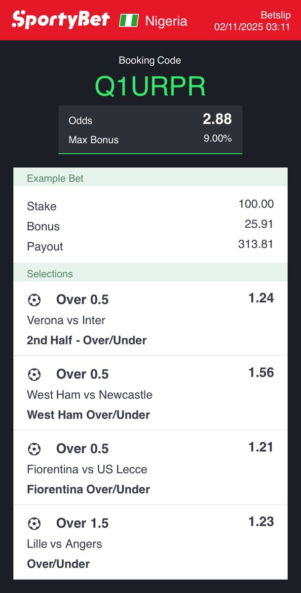 why2odd's tweet image. First of Many…why 2 odds