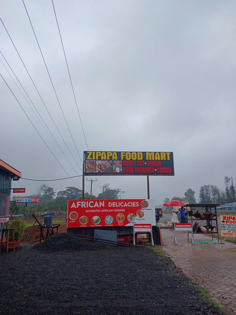 Zipapa020's tweet photo. Goodmorning Peeps...Heading to Nyeri using the 📍Sagana-Nyeri highway? We have both Fast food and Nyam chom available...Come thru https://t.co/HuvcuKteqA