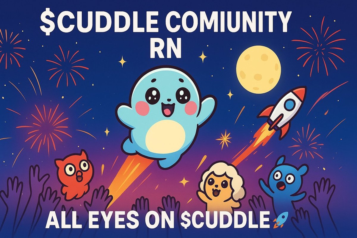 Edjay380's tweet photo. @CuddleOnSol The $CUDDLE community right now: unstoppable, wholesome, and heading straight to the moon 🚀💖  #CuddlesMemeMaster https://t.co/F5nxZFRpzd