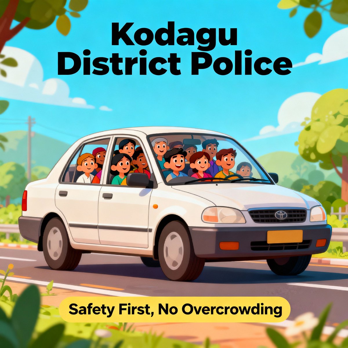 More people, more danger. Keep the ride safe. Don't overload.