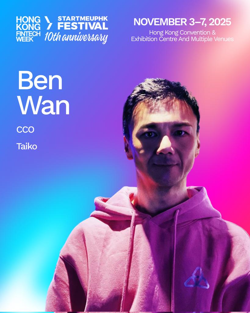 Excited to be speaking on 4th Nov at <a href="/HongKongFinTech/">HongKongFinTech</a> Week on Enterprise-Ready DeFi. I'll be breaking down blockchain scaling, regulation, and the future of cross-border finance. See you there! #HKFTW25