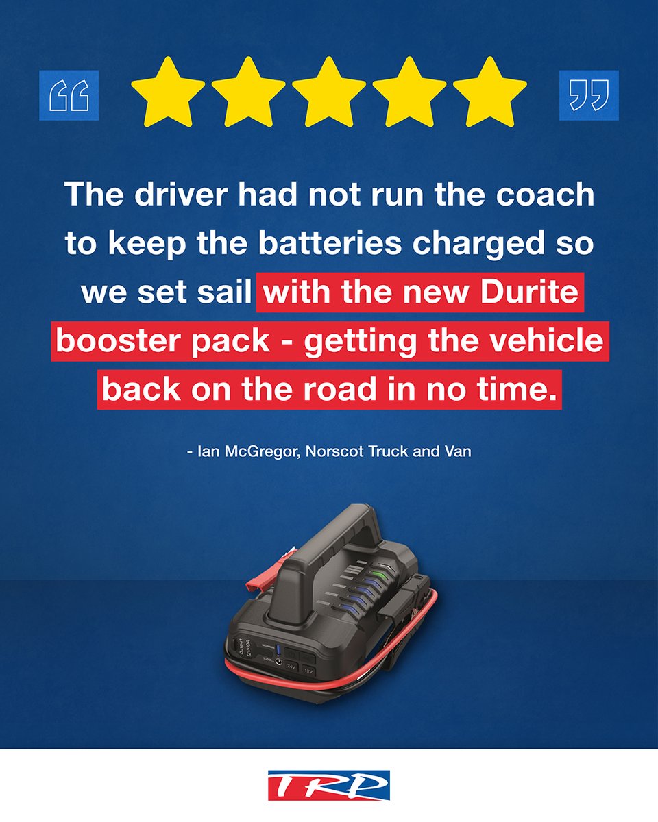 TRPParts_UK's tweet image. Colder mornings, slower starts, and batteries that don’t always play ball. ❄️

Your local TRP stockist has quality parts, tools, &amp;amp; consumables ready to go, including #Durite #boosterpacks that get vehicles back on the road fast.

🔗 trp.eu/en-gb/search-r… 

#FleetSupport
