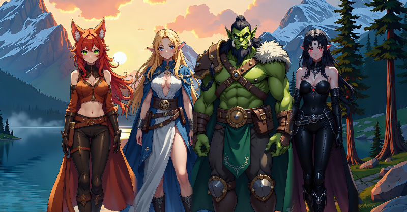 primaldevgames's tweet photo. An endless AI Visual Novel with animations, voices, and music. Be anyone, do anything!