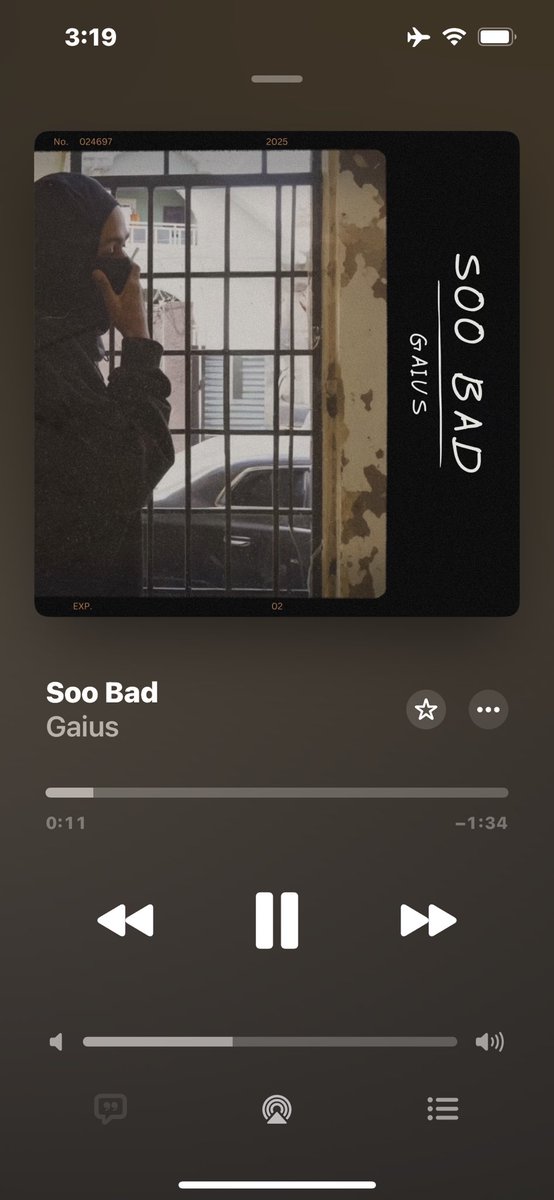 listentogaius's tweet photo. It’s officially OUT 😈🔥
SOO BAD — now streaming everywhere 🩶
Let me know where you’re listening from 🌍👇

https://t.co/PiPM450lef https://t.co/cZy4vWZBS3
