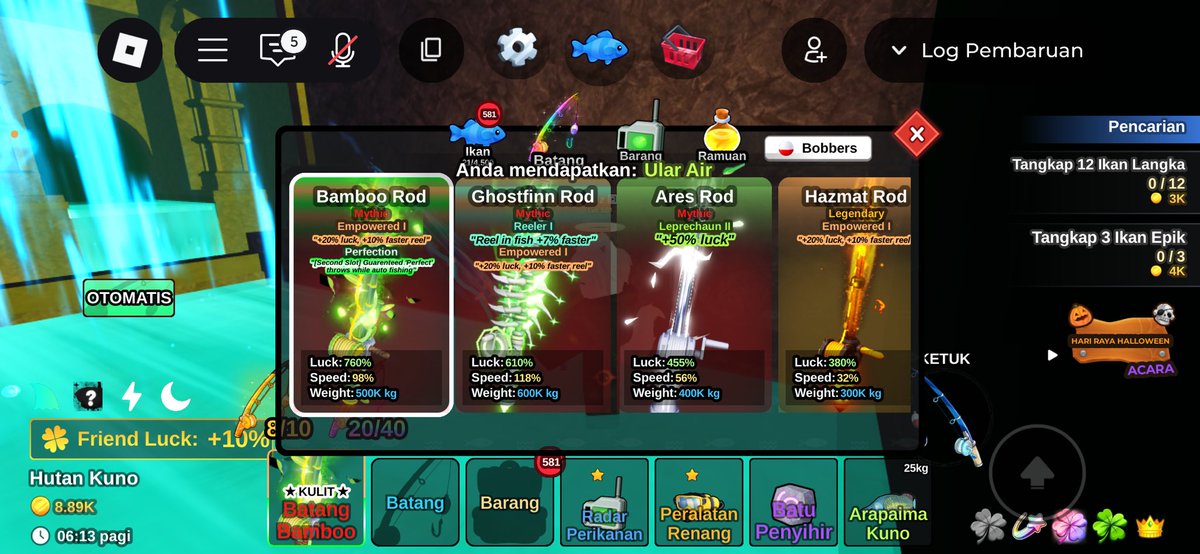 ghostfinn w kawee.. bismillah bamboo akwoakowkwkw