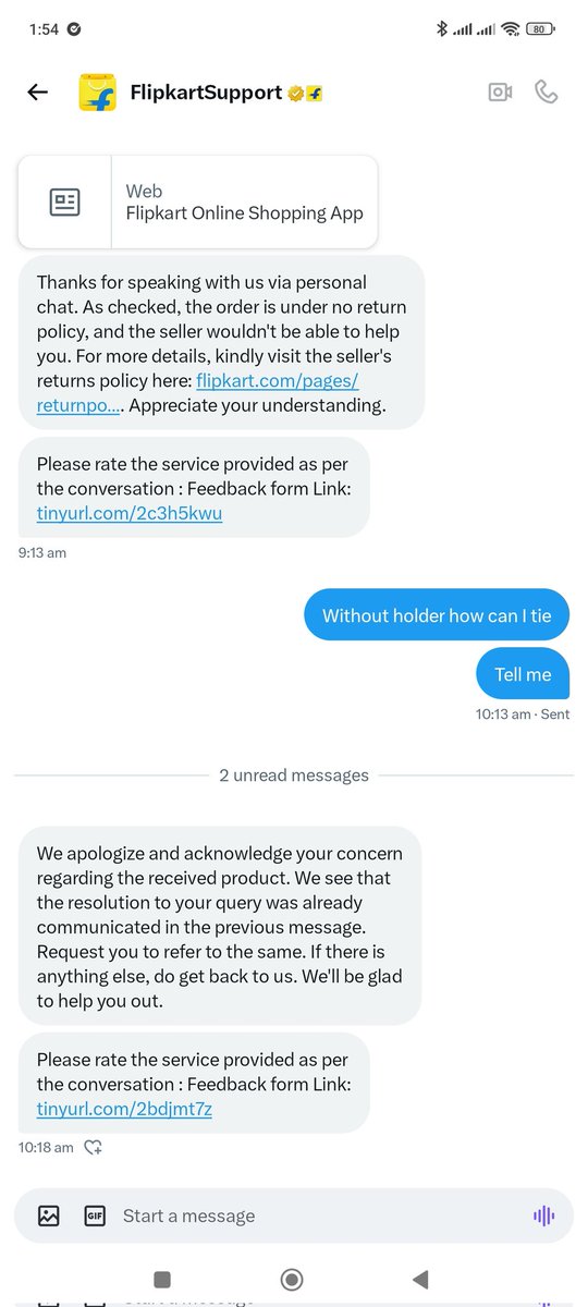 HAIPOORNA's tweet photo. @flipkartsupport In Dm you give very good response thank you @Flipkart @flipkartsupport always support fake sellers this is not the first time so many times I am leaving thank you very much

@amazonIN @amazon @myntra @AJIOLife please don't encourage fake and not verified sellers like @Flipkart https://t.co/9mSmfhK2fh