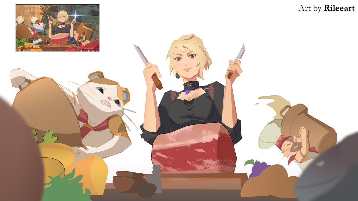 rileeart_'s tweet image. eleanor sketch :3 👩‍🍳

#MonsterHunter #monsterhunterstories3 #monsterhunterworld #MonsterHunterWilds