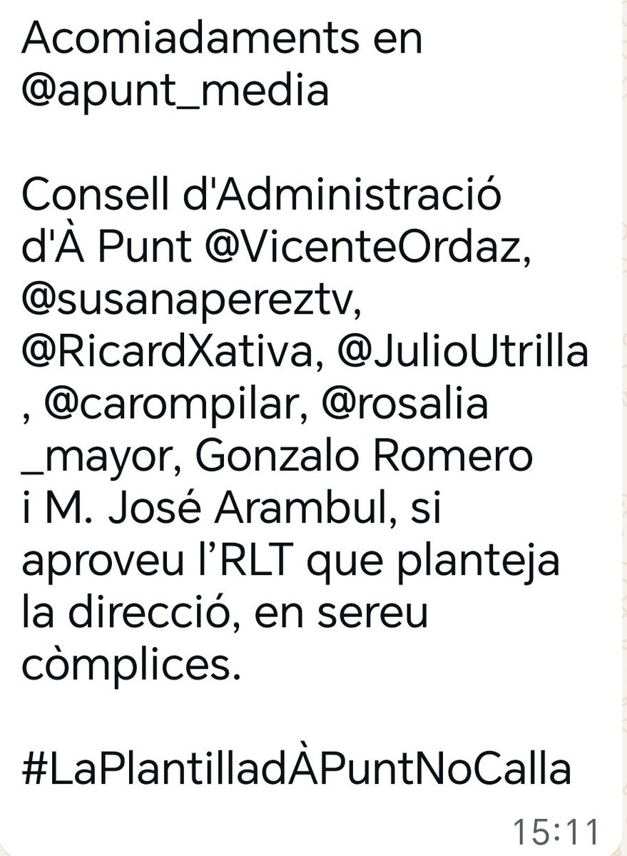 #LaPlantillaDÀpuntNoCalla